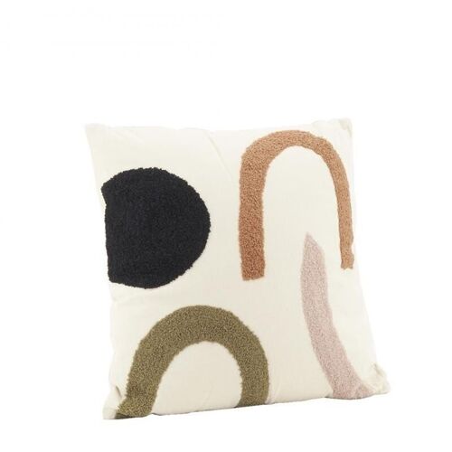 Coussin en coton abstrait-NCO2640