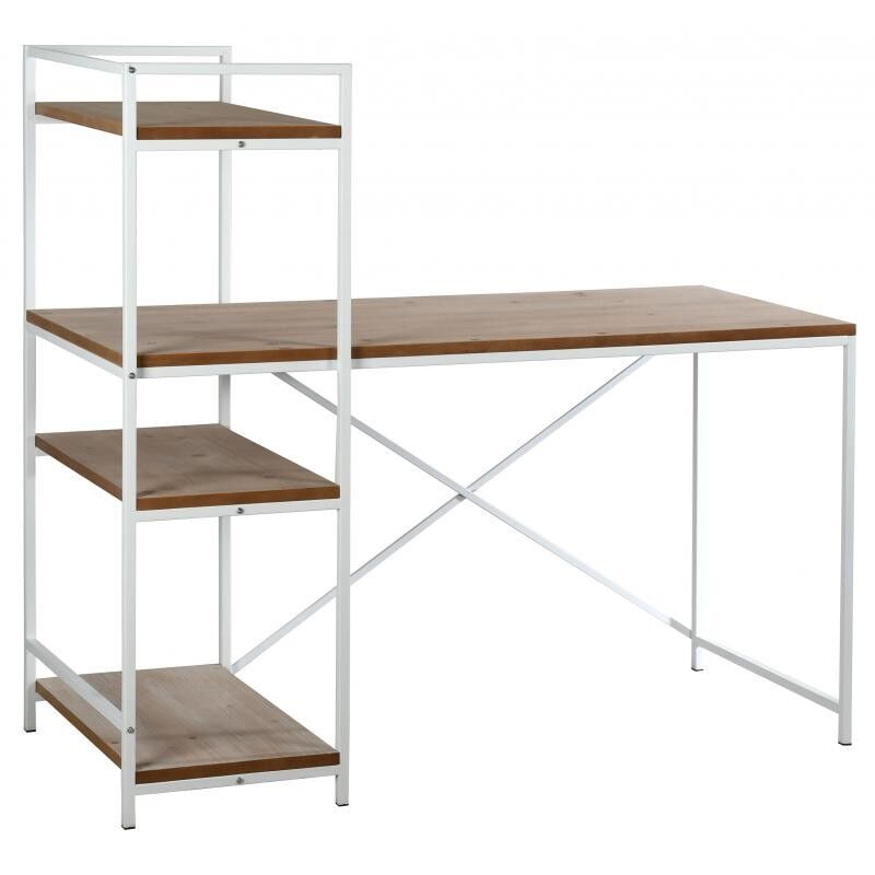 Scrivania in metallo e legno-NCS1540