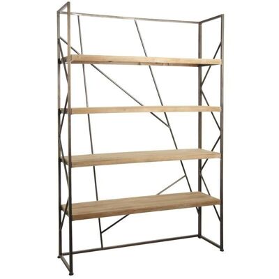 Shelf in wood and metal-NET2270