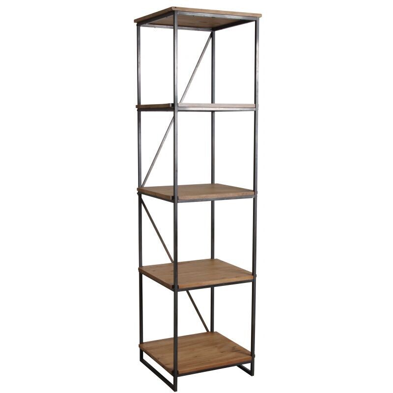 Mensola in legno e metallo-NET2400