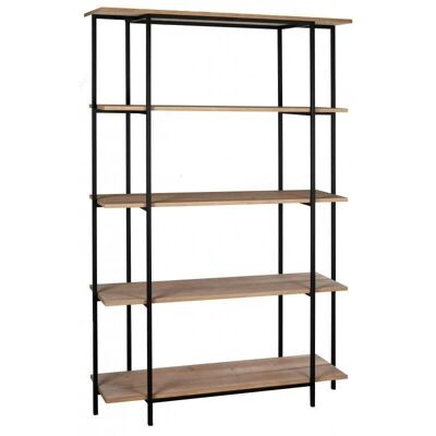 Shelf in wood and metal-NET2570