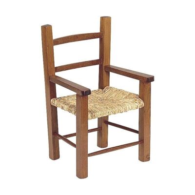 Children's chair in varnished stained beech-NFE1030