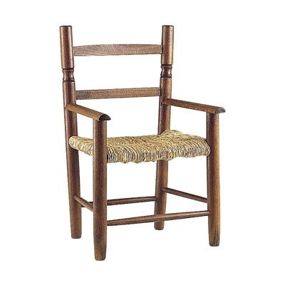 Children's chair in varnished stained beech-NFE1250