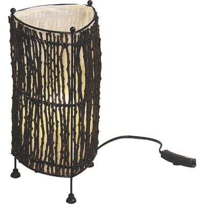 Lampe aus Kokos und Baumwolle-NLA1070C