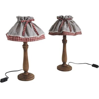 Lampe en bois-NLA1780