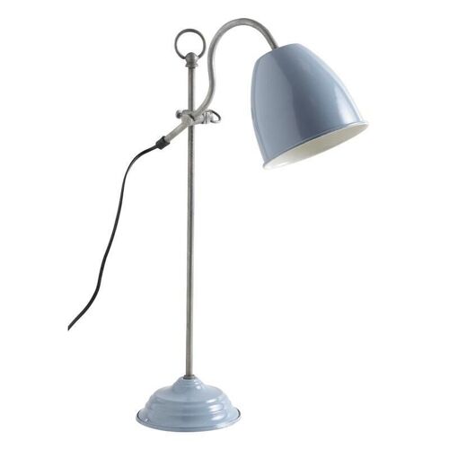 Lampe de bureau en métal laqué bleu-NLA1860-2