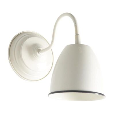Ivory lacquered metal wall light-NLA1870-1