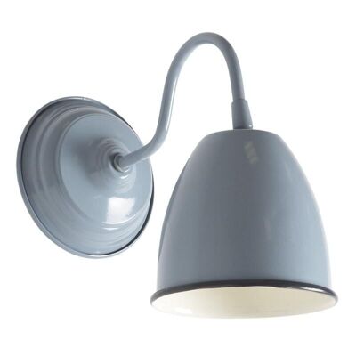Blue lacquered metal wall lamp-NLA1870-2