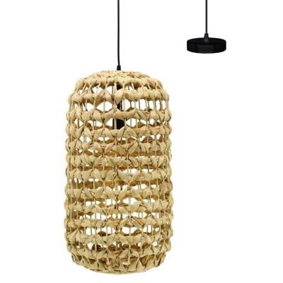 Hanging lamp in natural hyacinth and metal-NLA2820