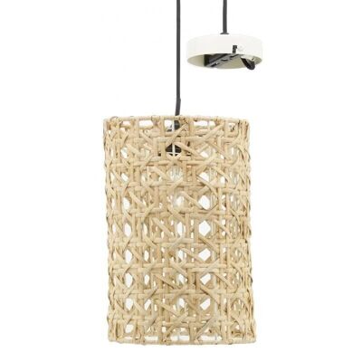 Suspension en cannage rotin naturel-NLA2840