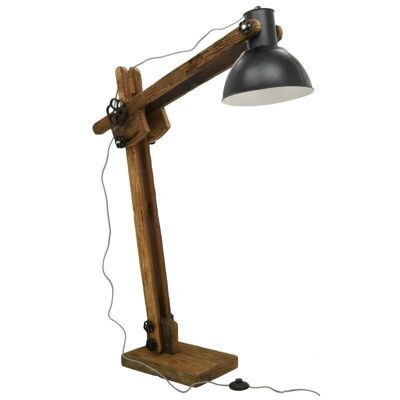 Lampe en bois recyclé et métal teinté Archi-NLA3130