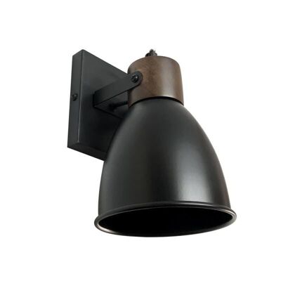 Solo wall lamp, in metal and mango wood-NLA3331