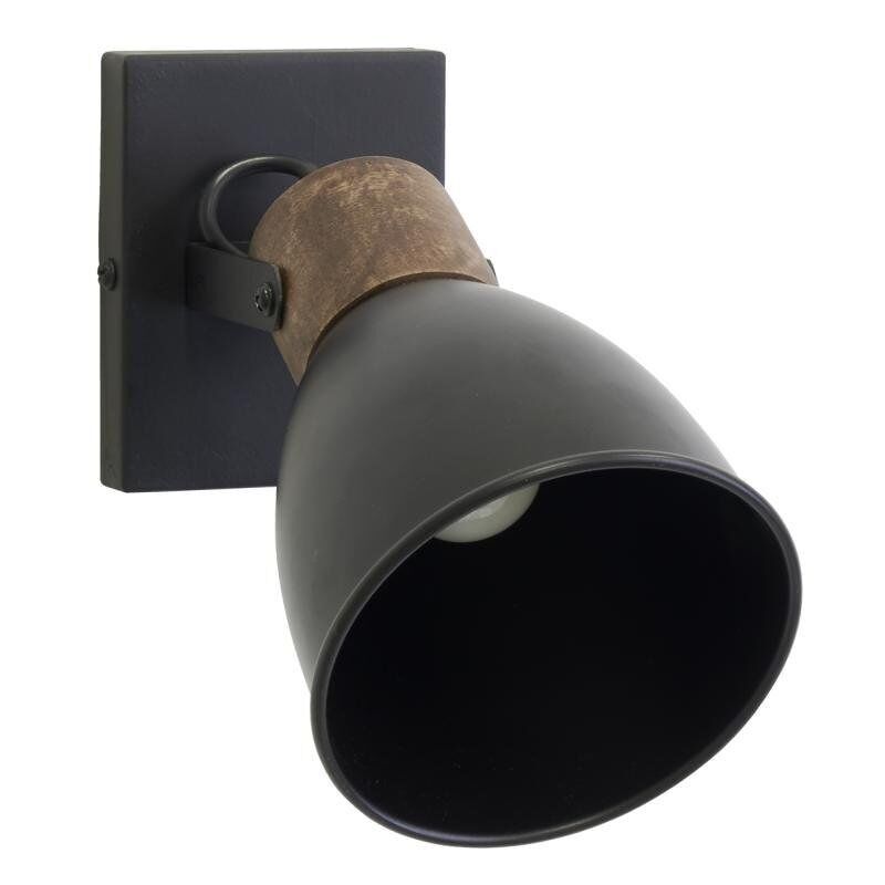 Solo Wandlampe aus Metall und Mangoholz-NLA3331