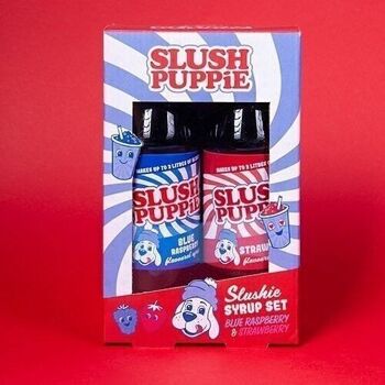 Pack Duo Sirop Slush Puppie - Framboise Bleue & Fraise 2