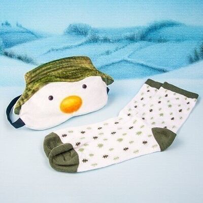 Snowman Eye Mask & Socks