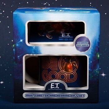 E.T. Ensemble tasse, sous-verre et porte-clés 2