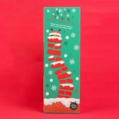 Christmas Santa Stacker Topple Tower Game