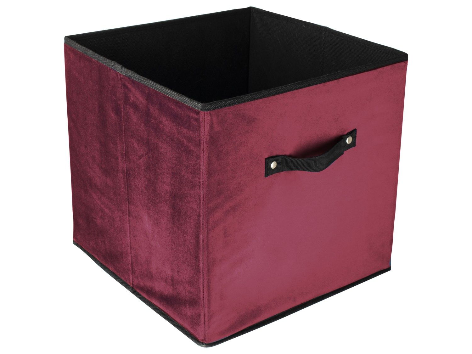 Buy wholesale Burgundy red foldable Gusta velvet storage boxes