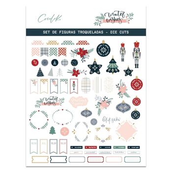 Kit de journal de Noël Souhaits d'hiver - ESP 6