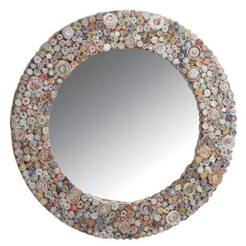 Miroir rond en papier recyclé-NMI1490V