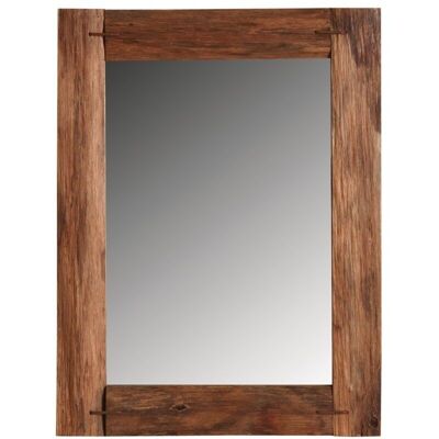 Stained oak mirror-NMI1650V