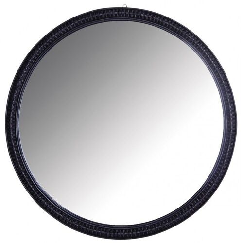 Grand miroir en rotin noir-NMI1770V