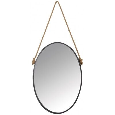 Miroir ovale avec corde-NMI1790V