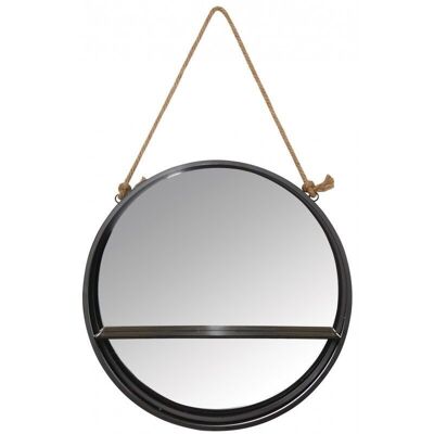 Mensola rotonda con specchio-NMI1800V