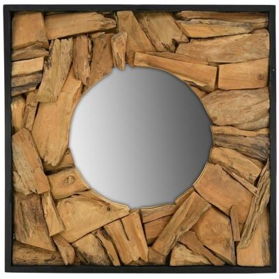 Natural teak mirror-NMI1950V