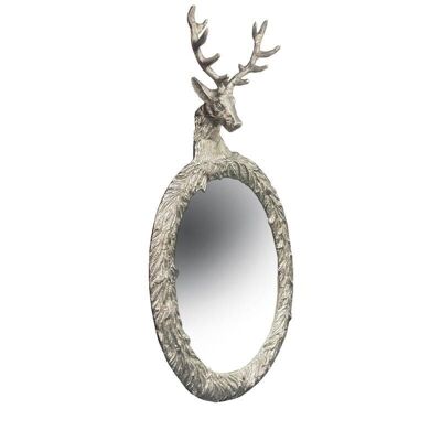 Large Aluminum Deer Mirror - NMI2020V