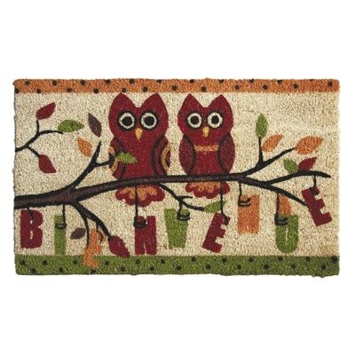 Doormat Owls Welcome in coco-NPA1770