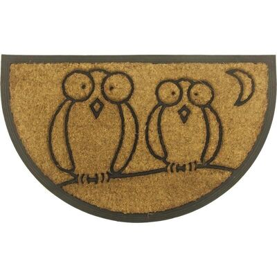 Half-moon doormat Owls-NPA1790