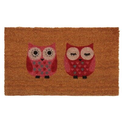 Doormat 2 red owls-NPA2010