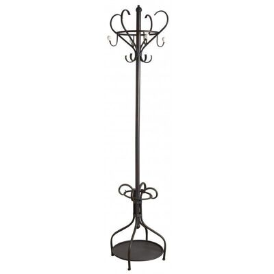 Aged metal coat rack-NPM1110