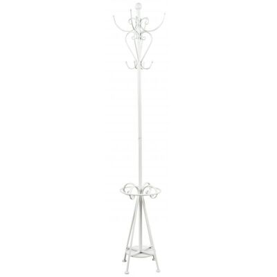 Coat rack in white lacquered metal-NPM1130