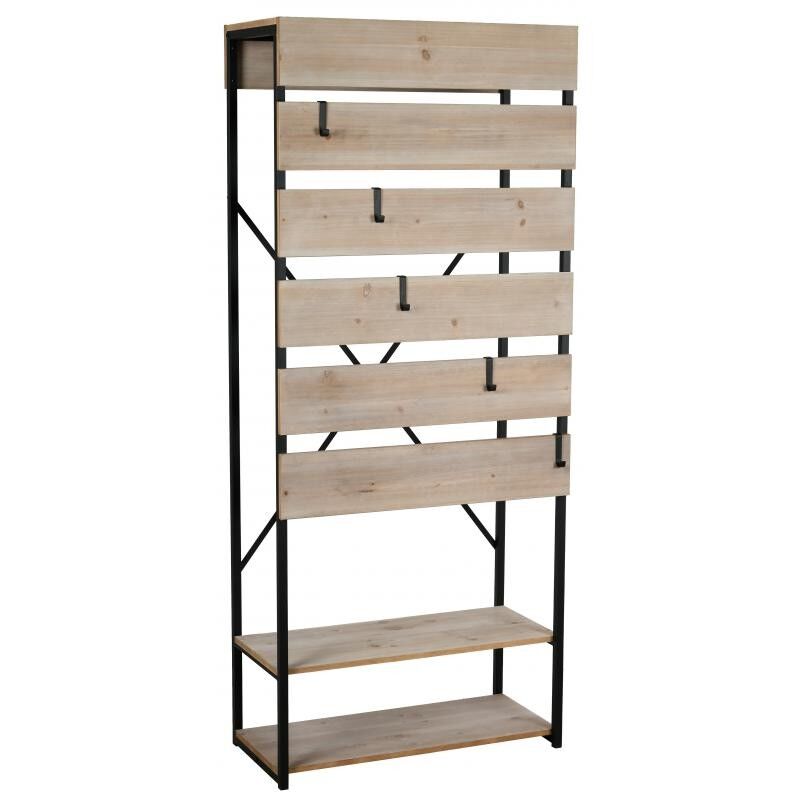 Spogliatoio in metallo e legno-NPM1140