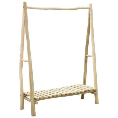 Clothes rack in natural teak branches.-NPM1150