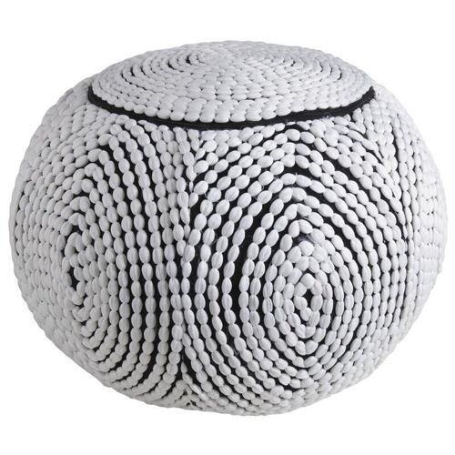 Pouf boule en polyester-NPO1360