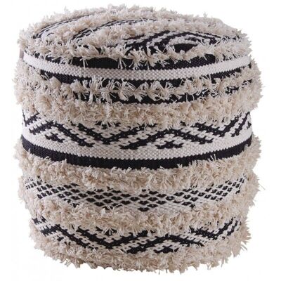 Berber pouf in cotton-NPO1410C