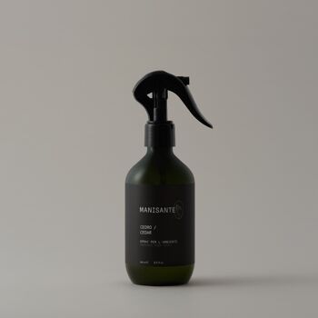 Cedro - Spray cèdre / environnement - Spray d'ambiance, végétalien, à base naturelle, emballage durable, contenants recyclables pour animaux de compagnie, fabriqué en Italie, non testé sur les animaux 2