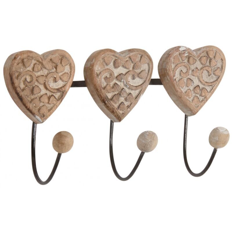 Perchero 3 corazones-NPT1383