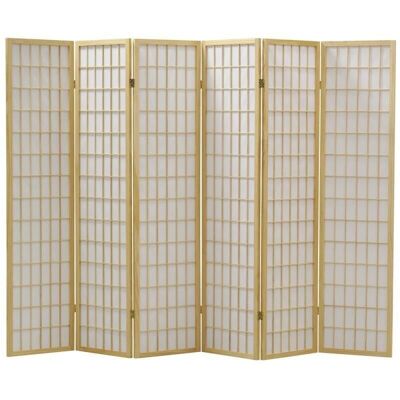 Natural pine and rice paper screen-NPV1710