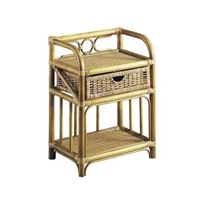 Rattan bedside table-NRA1140