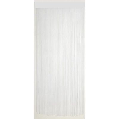 White Polycotton Door Curtain-NRI1470