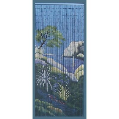 Rideau de porte calanque en bambou-NRI1590