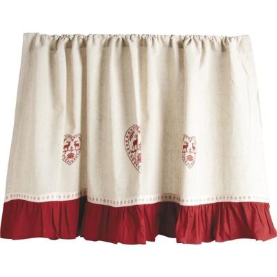 Cotton and linen curtain-NRI1830