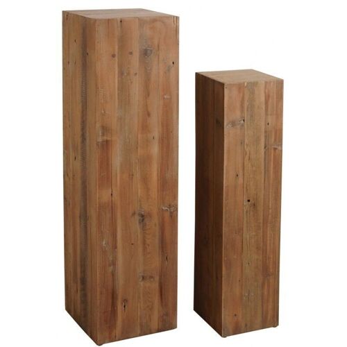 Sellettes design en bois recylcé-NSE184S