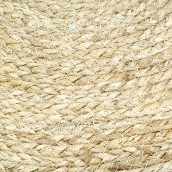 Tapis rond en jute naturelle-NTA1801 2