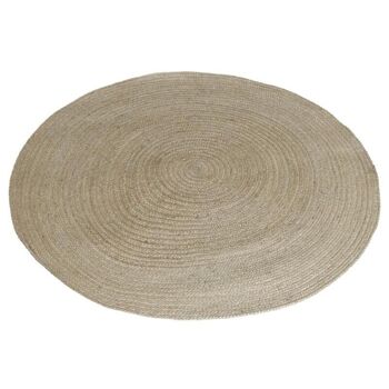 Tapis rond en jute naturelle-NTA1803 1