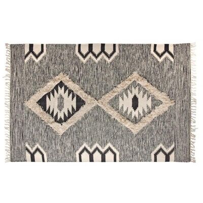 Aztec pattern rug in cotton-NTA1982